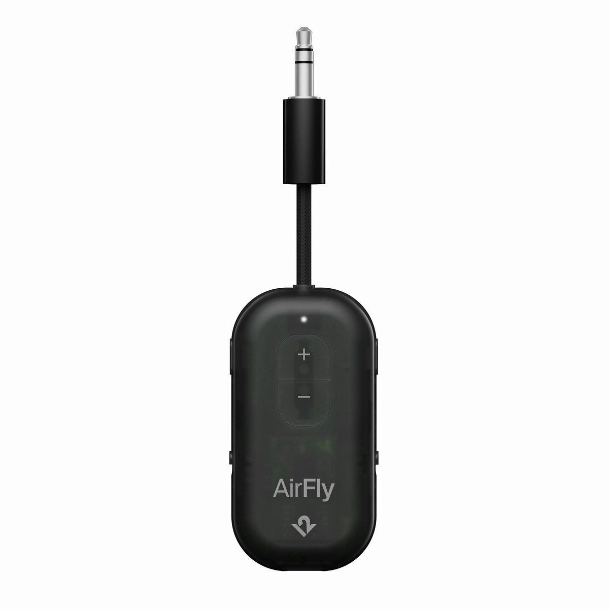 Twelve South AirFly Pro 2 – Geniet van In-Flight Entertainment met Draadloze Hoofdtelefoons – Koppel Twee Sets Draadloze Hoofdtelefoons voor Gedeeld Luisteren – Meer dan 25 Uur Batterijduur - Zwart