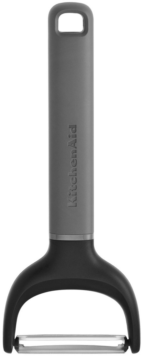 Dunschiller, Y-vorm, 17,5 cm, Kunststof/RVS, Grijs - KitchenAid