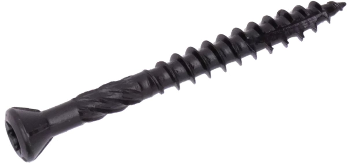 WOODIES® Ultimate Potdekselschroef Torx RVS A1 Zwart 5x40 Deeldraad VE=200 - 61971371