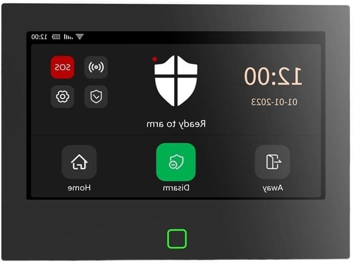 Alarmsysteem Set - Beveiligingskit Huis - Huis Beveiligen - Draadloze 4G Connectiviteit - 7 Inch Scherm - Wit