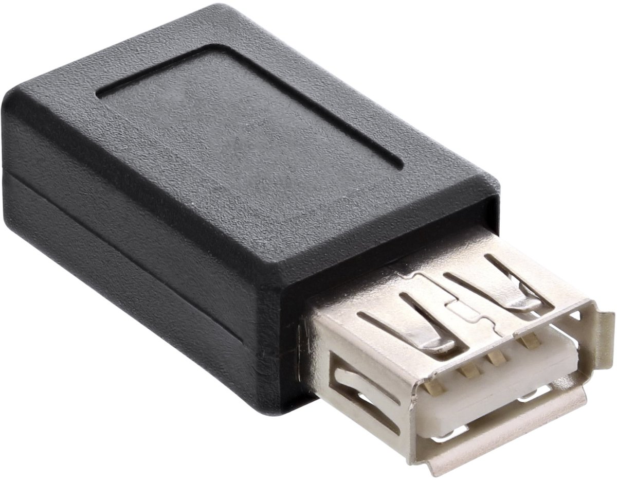 USB Micro B (v) - USB-A (v) adapter - USB2.0 / zwart