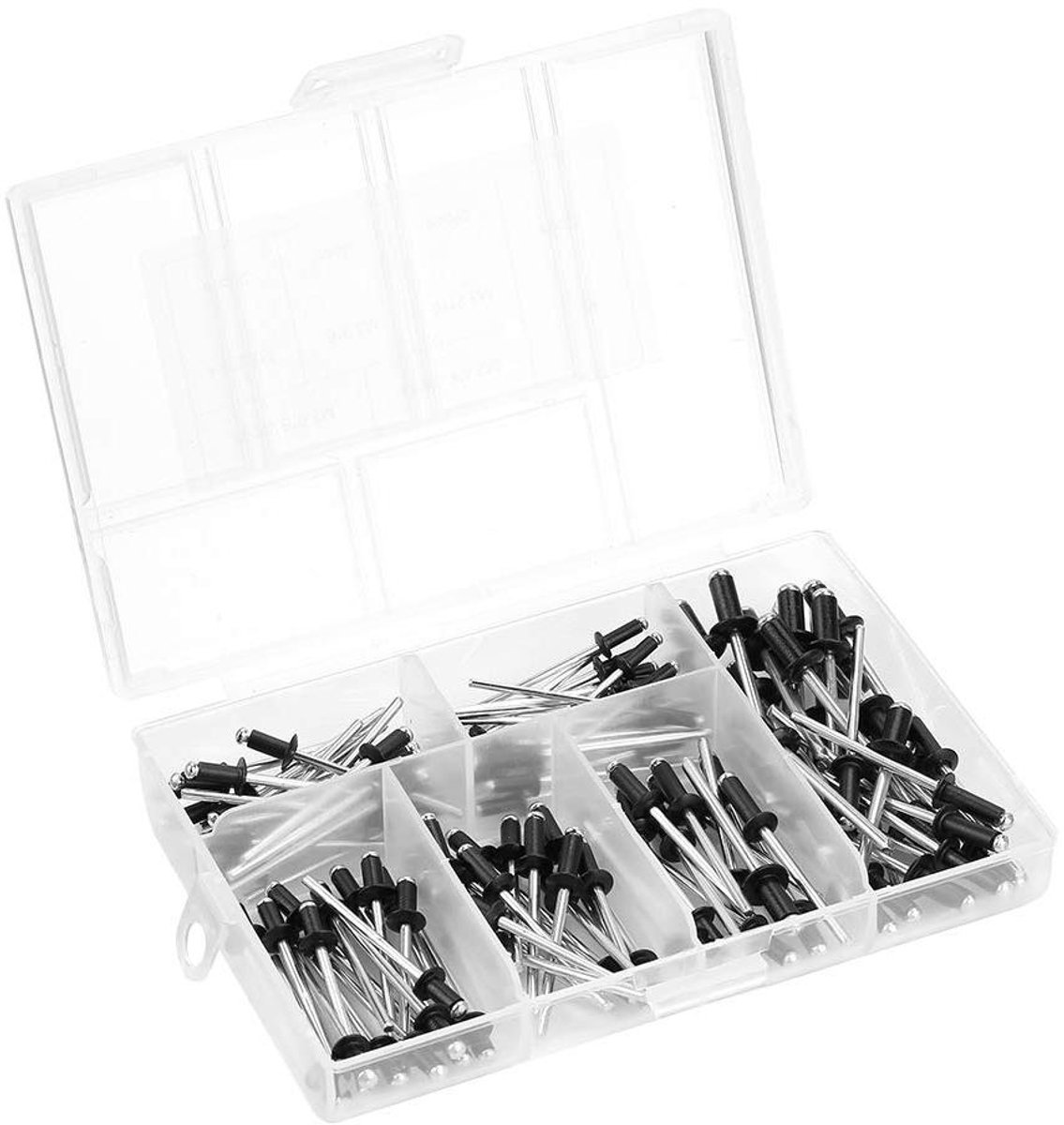 Aluminium Blinde Klinknagels - Bevestigingsset Klinknagels - Klusmateriaal Bevestigen - Premium Aluminium Materiaal - 12 x 9 x 3 cm