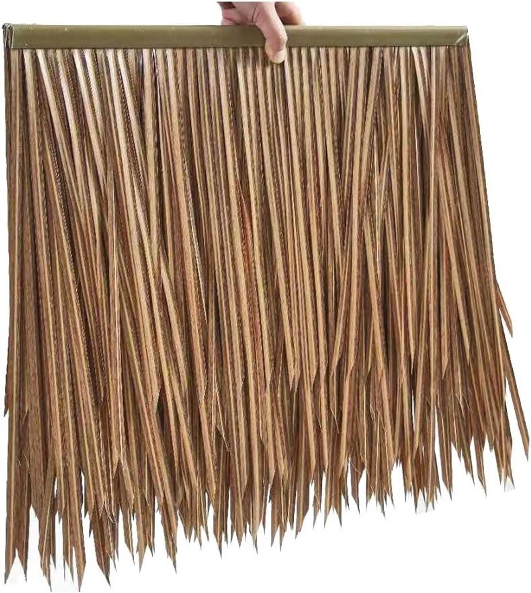 Kunstriet Tegels - Nep Riet Dakbedekking - Dak Decoratie - Realistisch Effect - 0.5x0.5m p