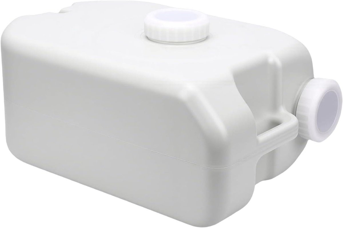 Draagbare Watertank - Wateropslagcontainer - Buitenactiviteiten - Voedselveilig HDPE - 24 Liter - Grijs