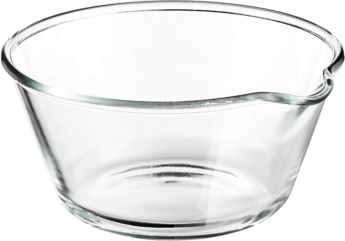 Glazen Kom - Dienblad Kom - Eten Serveren - Tijdloos Design - 26 cm - Helder Glas