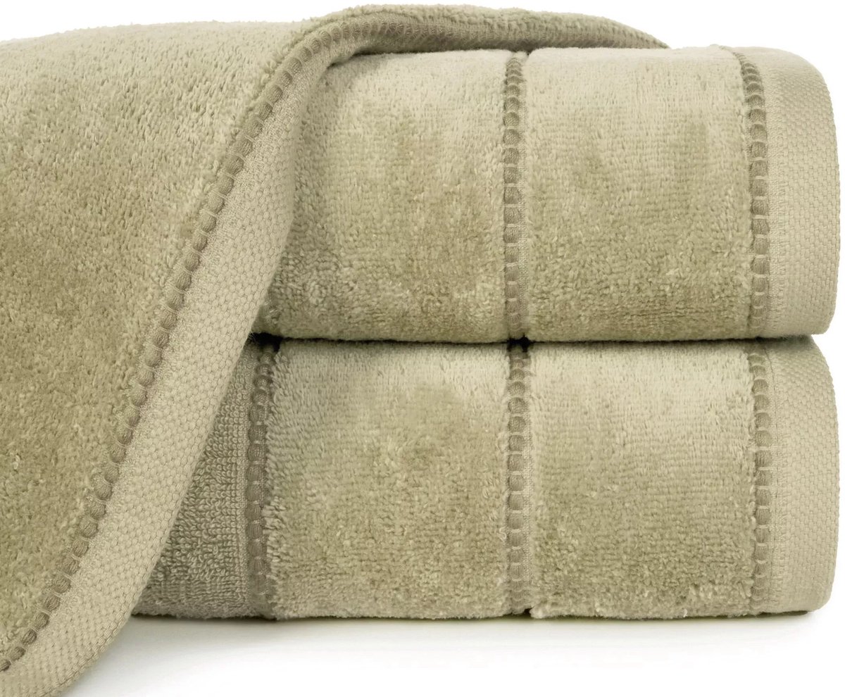 Eurofirany Mari - Handdoek - Beige - Veloursboord - 50x90 cm