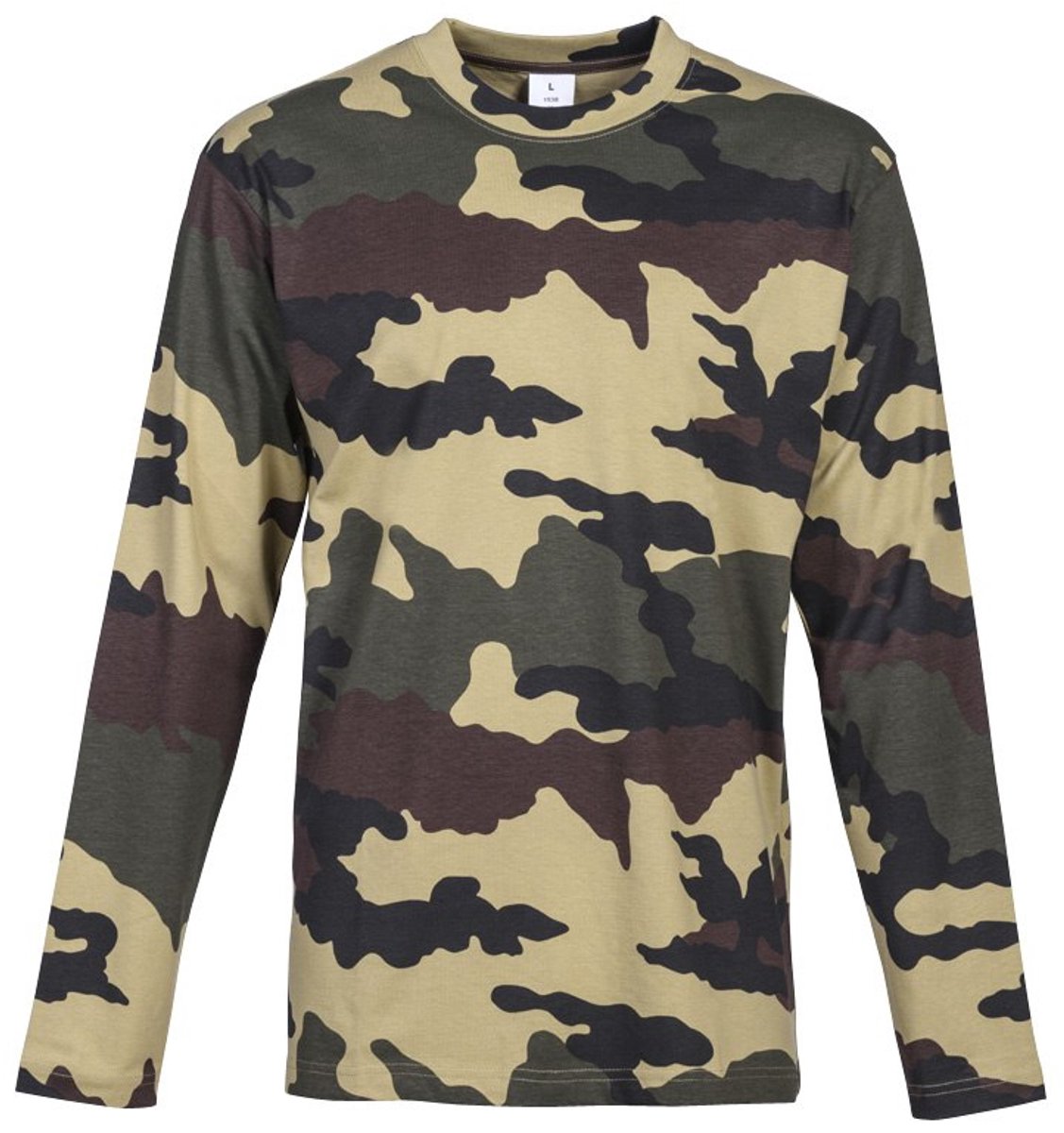 Camo T-shirt met lange mouwen Idaho Camouflage Centre Europe