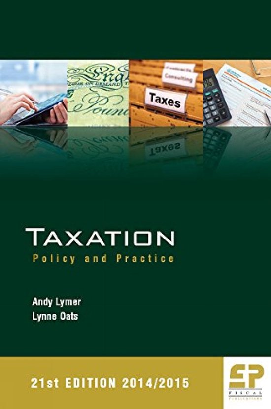 Taxation: Policy And Practice - cover