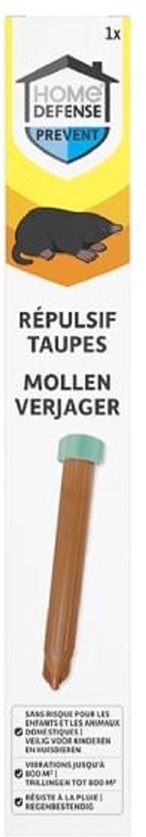 KB Home Defense Mollenverjager (800 m²) - Effectieve Mollenverjager - Met gratis cheatsheet