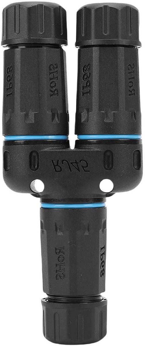 Ethernet Koppeling - Netwerk Extender - Buitenverbindingen Maken - Waterdicht IP68 - 1 Stuk - Zwart