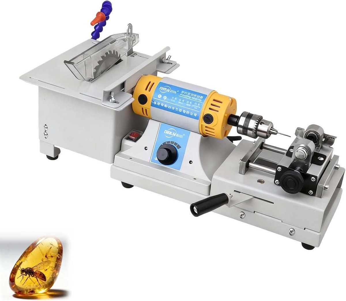 Mini Tafelzaag - Polijstmachine Hobby - Precisie Snijden - Instelbaar Toerental - 750w Motor - One Color