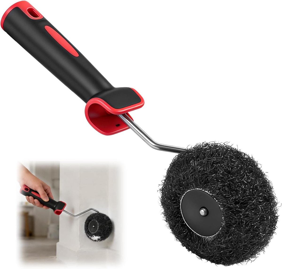 Professionele Putty Roller voor Hoeken en Randen - Spatula Roller voor Glad Afwerken van Stucwerk en Plafonds