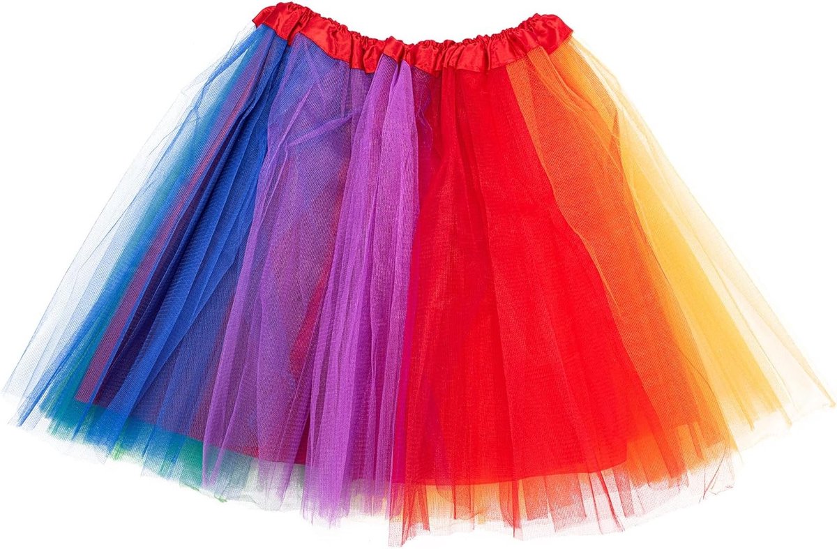 Elegante Tulle Rok voor Vrouwen met 3 Lagen, Perfect voor Carnavalskostuums en Feestjes