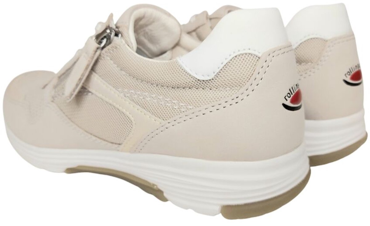 Rollingsoft -Dames - taupe - sneakers - maat 39