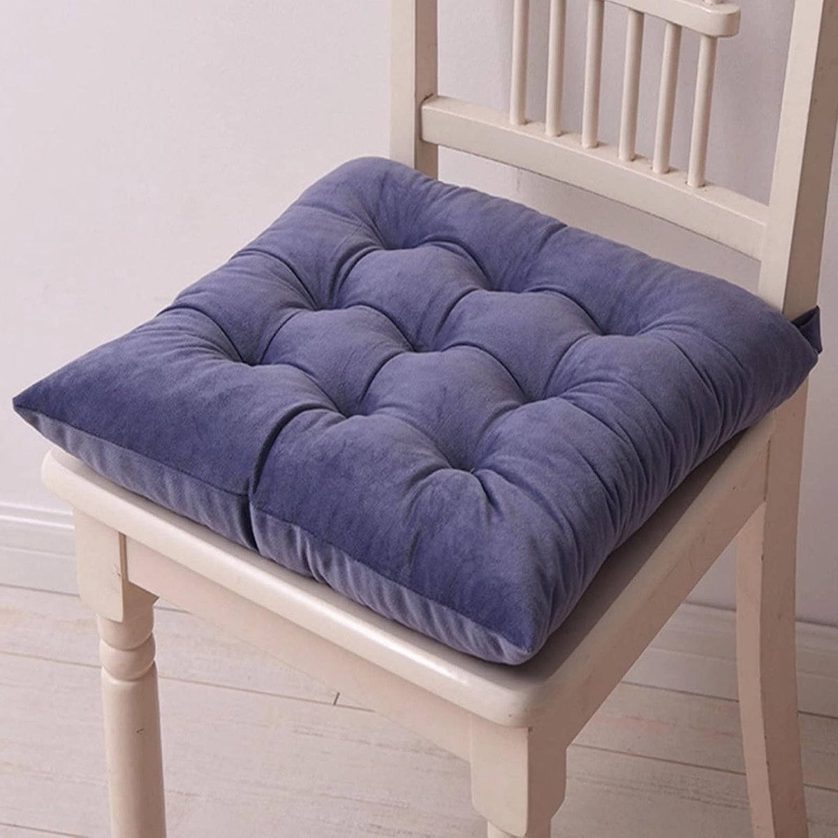 Zitkussen set van 4 voor tuinstoelen, 45 x 45 cm, ademend en comfortabel, ideaal voor buitengebruik