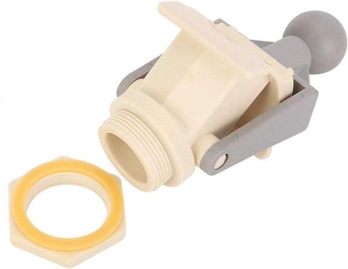 Schuifafsluiter voor honingkraan - Kunststof - Accessoire bijenteelt extractor apparatuur