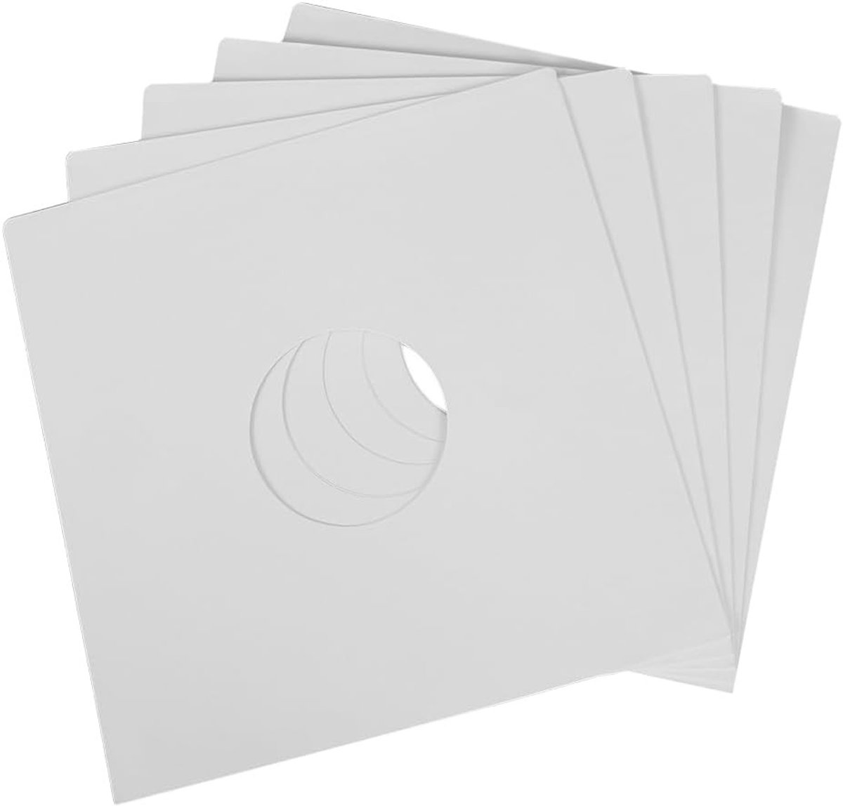 20 Stuks Vinyl Platenhoezen van Zwaar Wit Kraftpapier voor LP Albums van 10 Inch, Bescherming en Presentatie voor Platenverzamelaars