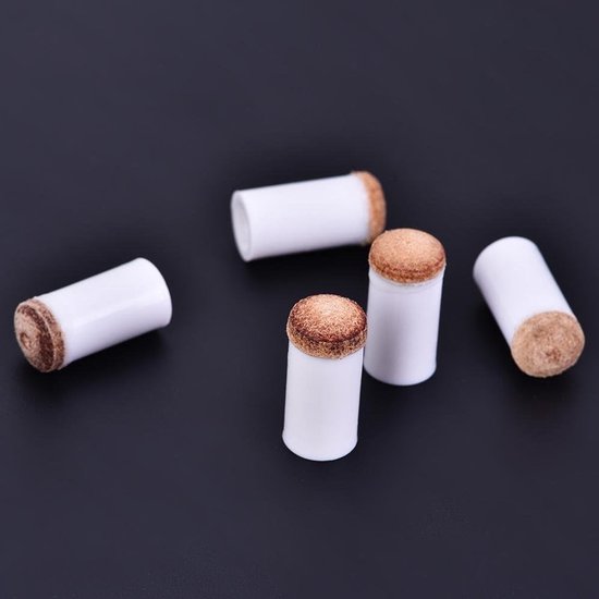 Kwalitatieve Billiard Snooker Pool Cue Tips - 10 Stuks Vervangende Accessoires 11mm/13mm voor Optimale Spelervaring van Merkloos — afbeelding 3