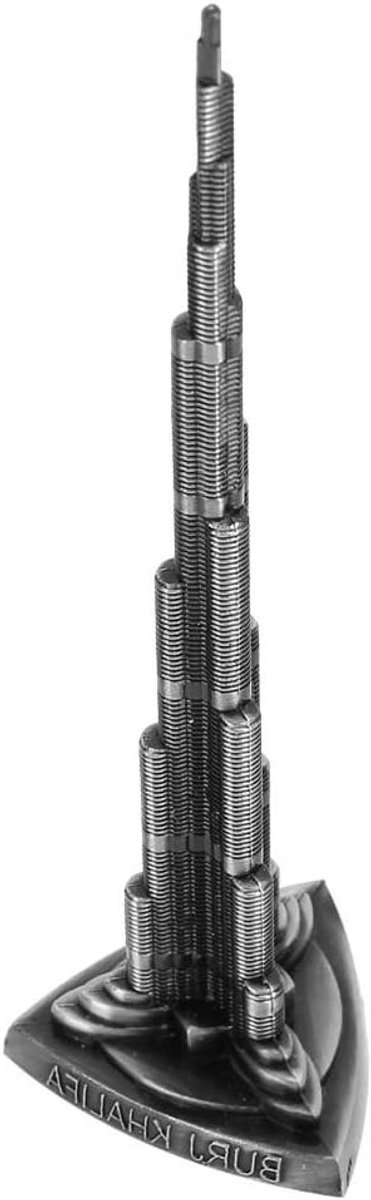 Souvenir Palm Statue van de Burj Khalifa - Miniatuur Model voor Verzamelingen en Decoratie voor Thuis en Kantoor