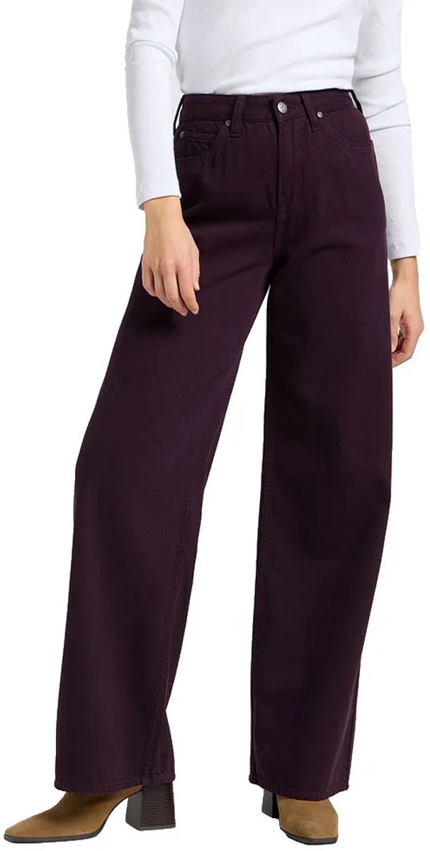 Lee Stella Regular Fit Spijkerbroek 29 31 Vrouw Deep Wine