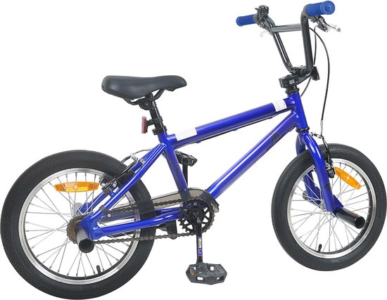 vidaXL - BMX - Fiets - 16 - Inch - voor - 5-8 - jaar - oud - Donkerblauw van VidaXL — afbeelding 3