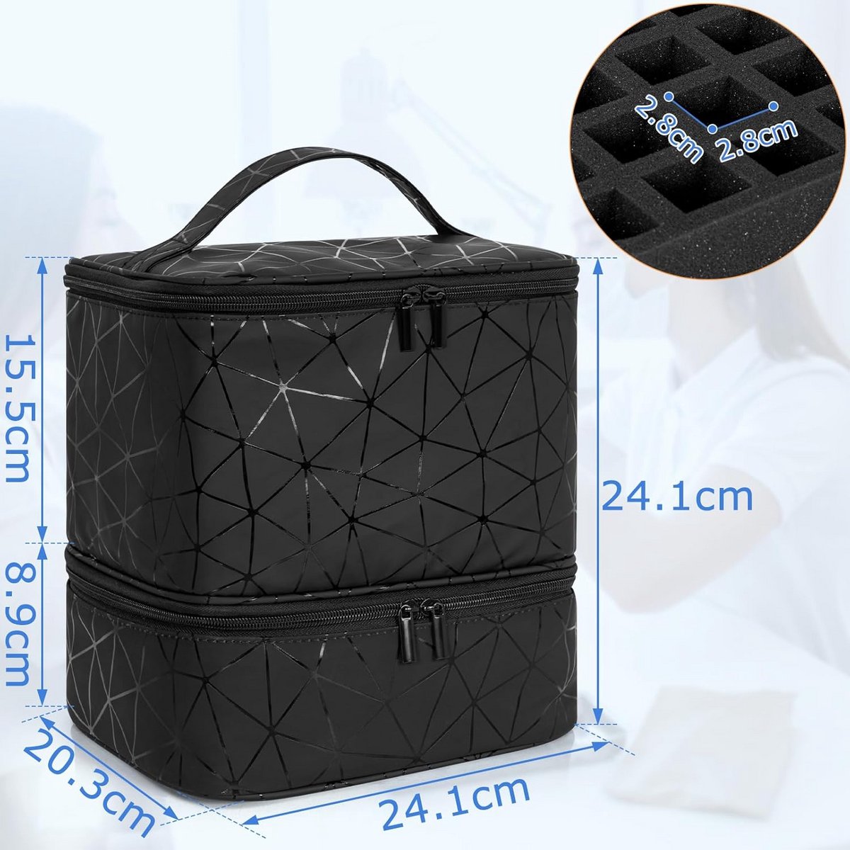 Nagellak Koffer - Nagel Koffer - Nagellak Organizer - Makeuptools