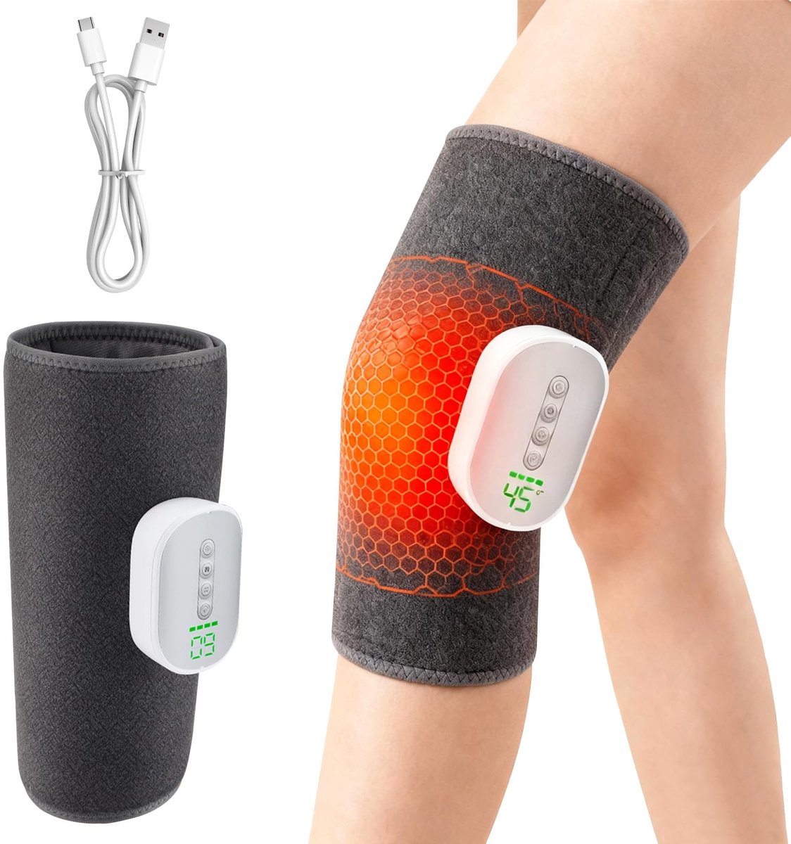 Dailygoods - Draadloos Kuitmassageapparaat met 4 Temperatuurinstellingen