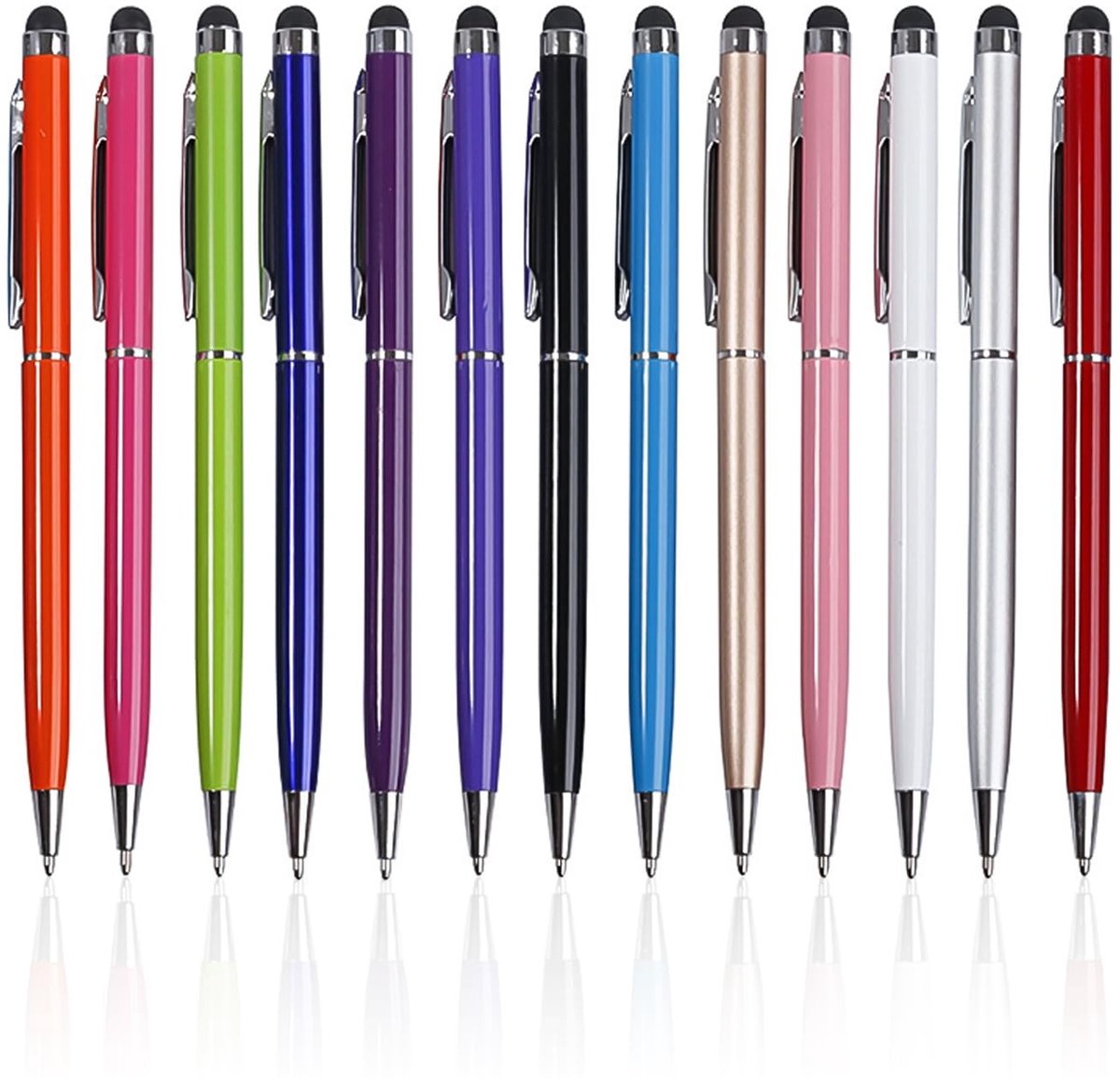 Dailygoods - Set van 13 Dual Purpose Pennen met Touchscreen Functie