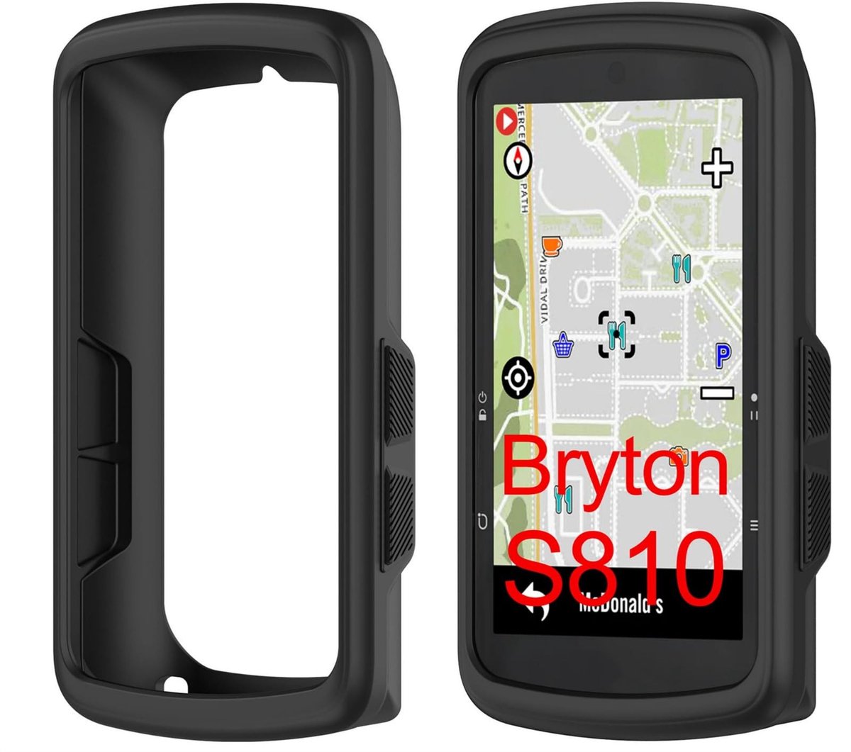 Dailygoods - Ultradunne Silicone Hoes voor Bryton Rider S810