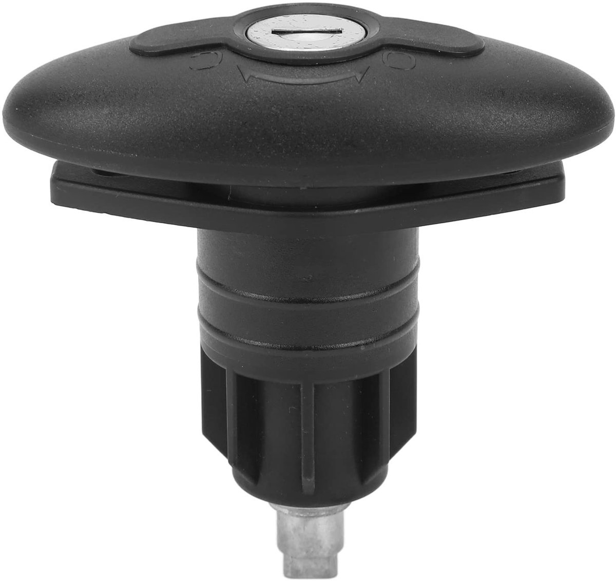 E-Ambar - Draaibaar RV Cabine Deurslot 30 mm Nylon Zinklegering Caravan Jacht Rv - Inclusief 2 Sleutels - Veilig Slot met Draaifunctie