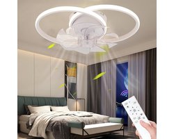Plafondventilator met verlichting - Afstandsbediening en app-bediening - LED dimbare ventilator…