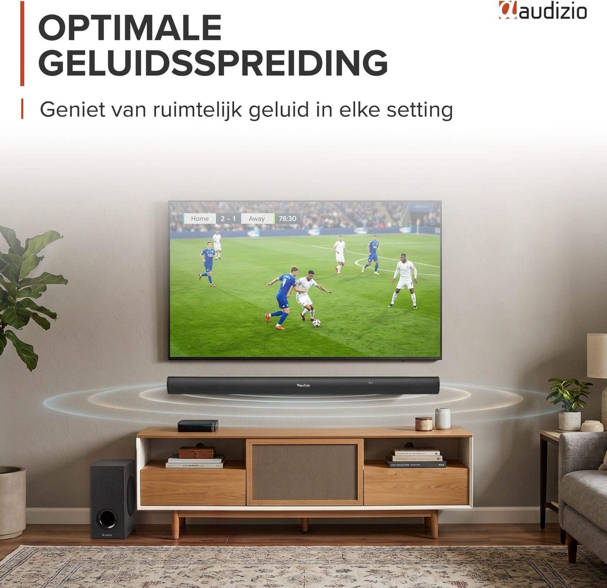 Tronios SB100 Soundbar met Subwoofer 160W 5.1 Surround - afbeelding 3