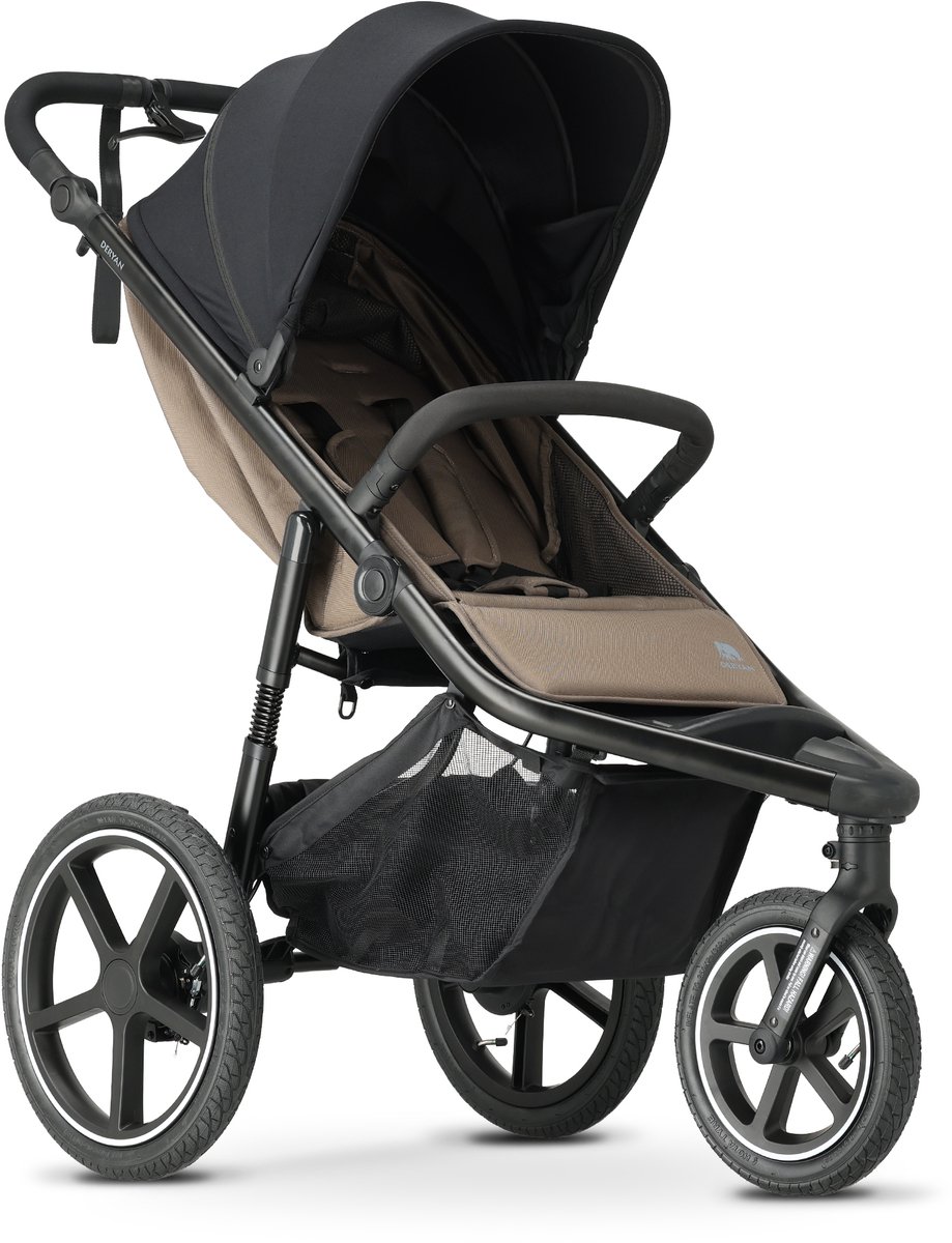 Deryan Bolt hardloop kinderwagen - Jogging buggy - Muggennet - Hazel van Deryan
