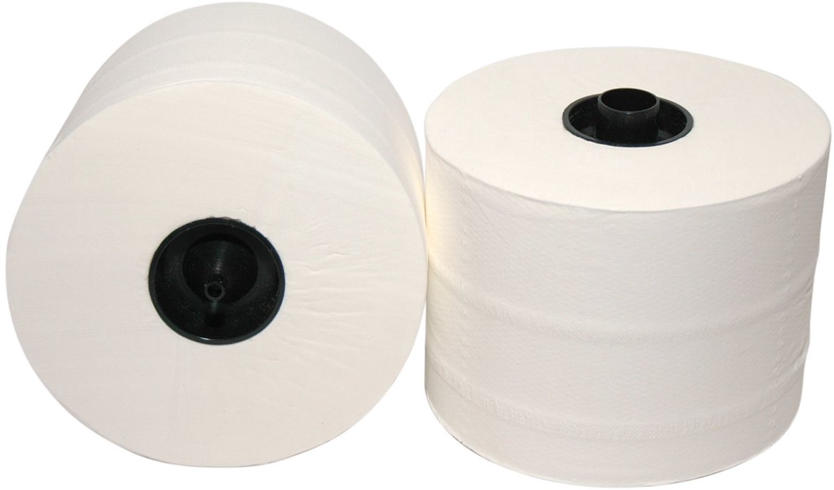 Toiletpapier met dop 3 laags cellulose 65meter 24 rollen (6151806260212)