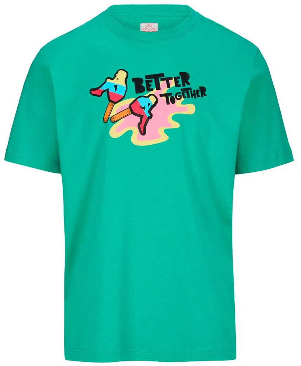 Kappa Gorto T-shirt Met Korte Mouwen L Man Groen