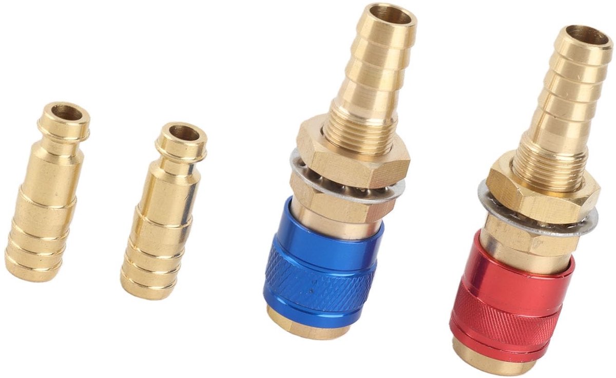 Dailygoods - Watergekoelde Messing Gasadapter Snelkoppeling 10mm