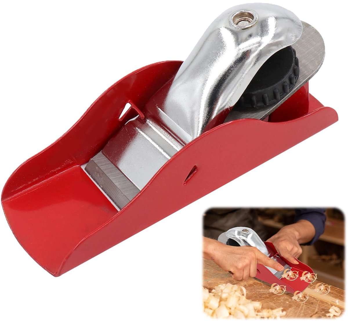 Dailygoods - Cosensi - Cosensi - Dailygoody - Mini Hand Planer - Houtbewerking - Compact en Lichtgewicht - Precisie en Duurzaamheid - Handgereedschap - Geschikt voor Houtprojecten