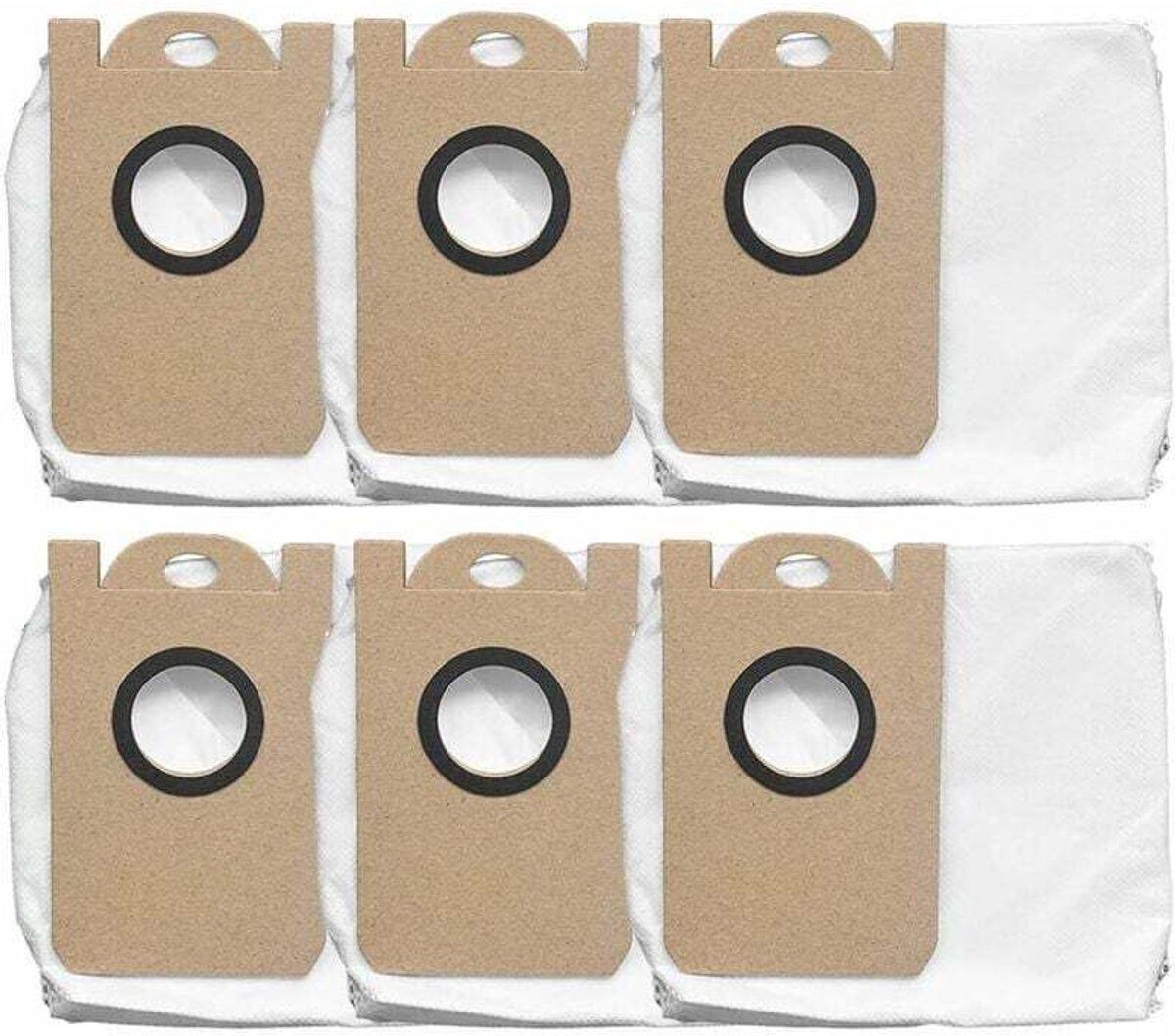 6-pack waterdichte stofzakken voor Geschikt voor Proscenic M7 Pro stofzuigers