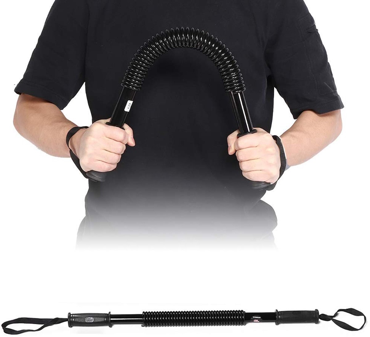 Dailygoods - Dailygoody - Power Twister Bar - Arm Expander - Versterk je spieren - 20-60KG - Krachttraining - Voor een sterke bovenlichaam