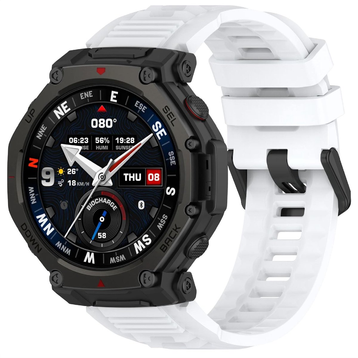 Dailygoods - Zachte Siliconen Armband voor Smartwatch