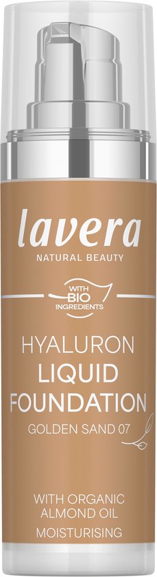 Lavera Hyaluron Liquid Foundation in Golden Sand 07.