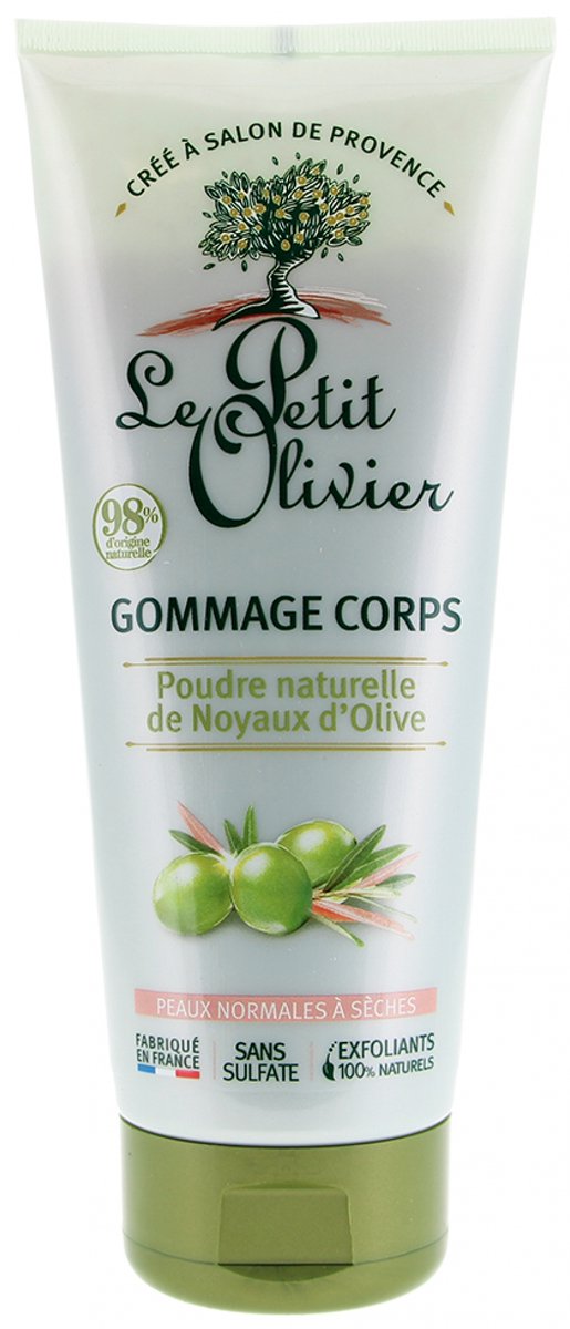 Le Petit Olivier Natuurlijke Olijf Kernel Lichaamsscrub 200 ml