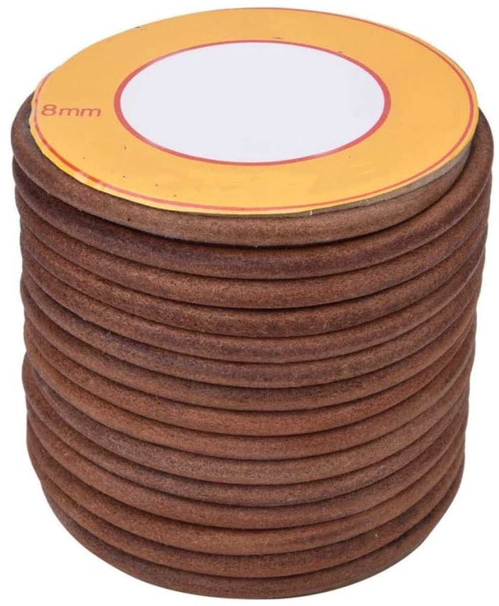 Dailygoods - Dailygoody - Lederen Naaimachine Riem - Multifunctioneel - Bruin - 20 m Leren Loopband Onderdeel - Verstelbaar - Geschikt voor Jones Naaimachine