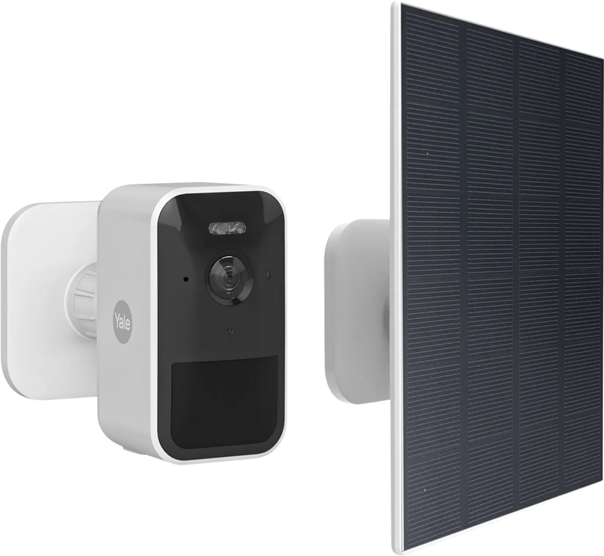 Yale - Buitencamera Starterset - Met Zonnepaneel - Altijd stroom