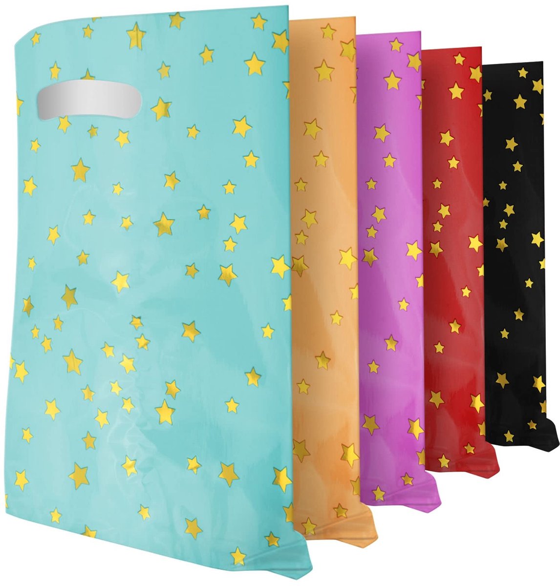 Dailygoods - Dailygoody - Feestzakjes - Verjaardagsgeschenkzakjes - Herbruikbaar - Kleurrijk - Kleine geschenkzakken - Perfect voor feestjes - 22 stuks