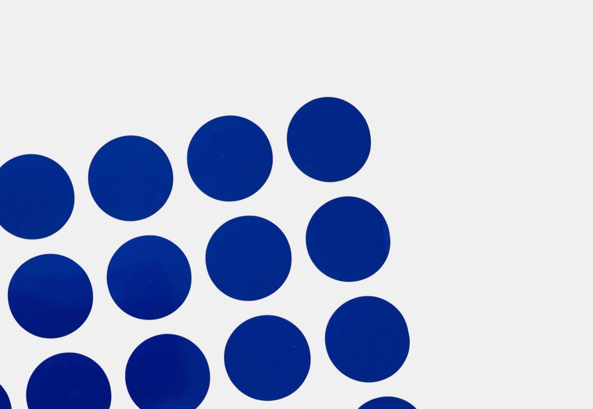 Reflecterende stippen Klasse 1 T-1500 | Avery Dennison Blauw / Vel