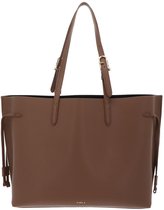 FURLA Leren shopper Ava Tote Toffee + Nero int bruine