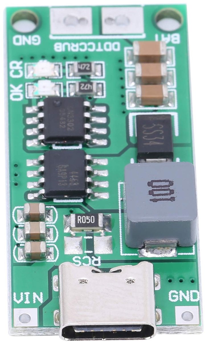 Dailygoods - Dailygoody - Lithium-Ion Batterijladerbord - Boost Batterijladermodule - Verbeter je werkefficiëntie - Compact formaat - Ddtccrub - Ideaal voor indust...