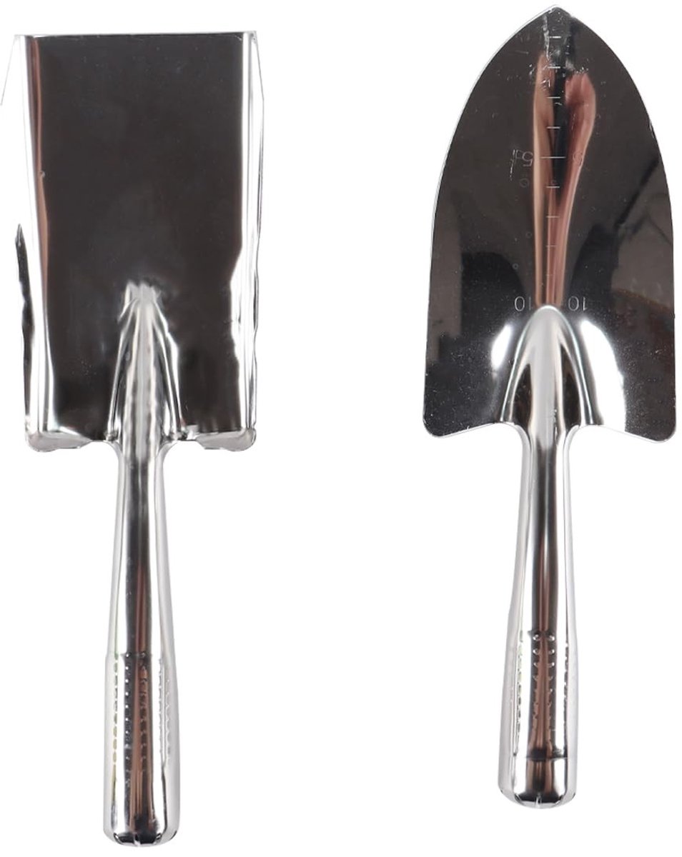 Dailygoods - Set van 2 Roestvrijstalen Tuinschoppen voor Planten