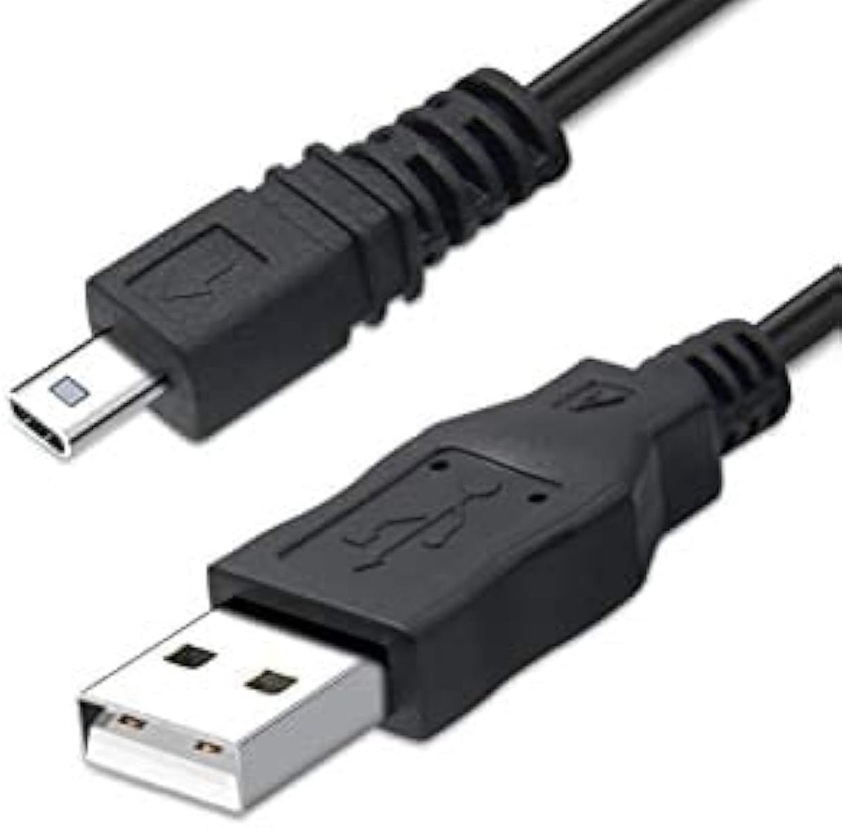 Dailygoods - Dailygoody - USB Kabel - Snelle Gegevensoverdracht - Geschikt voor Panasonic Lumix DMC-GX7/GF6 - 2 meter - Data transfer - Hoge kwaliteit - Zwart